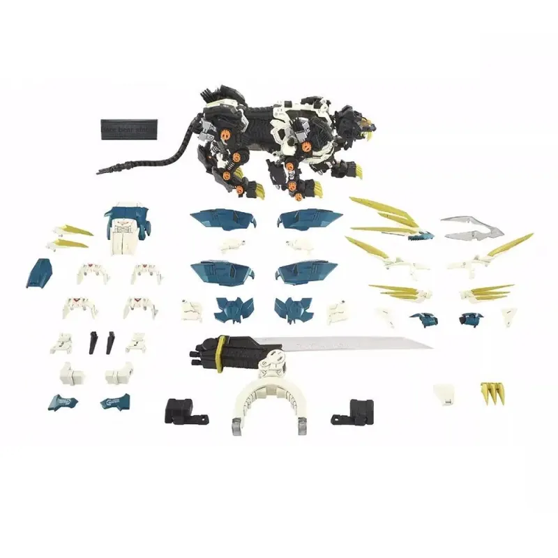 TAKARA TOMY SOS Mechanical Beast AZ 03 Village Rain Long Toothed Lion 40th Anniversary Assembled Models-3