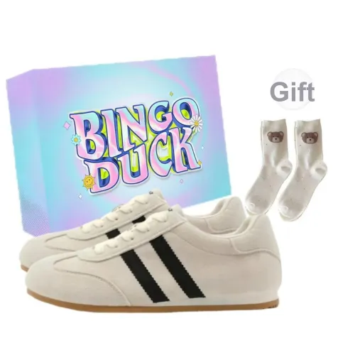 BINGO DUCK Скейтборд Кроссовки с противоскользящим низким верхом для женщин