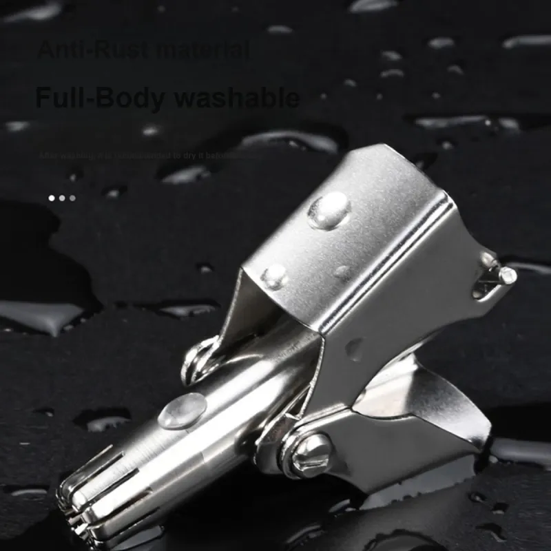 SHANGYELAMEILA Nose Hair Trimmer With Stainless Steel Manual Shaving Blade Trimmer-6