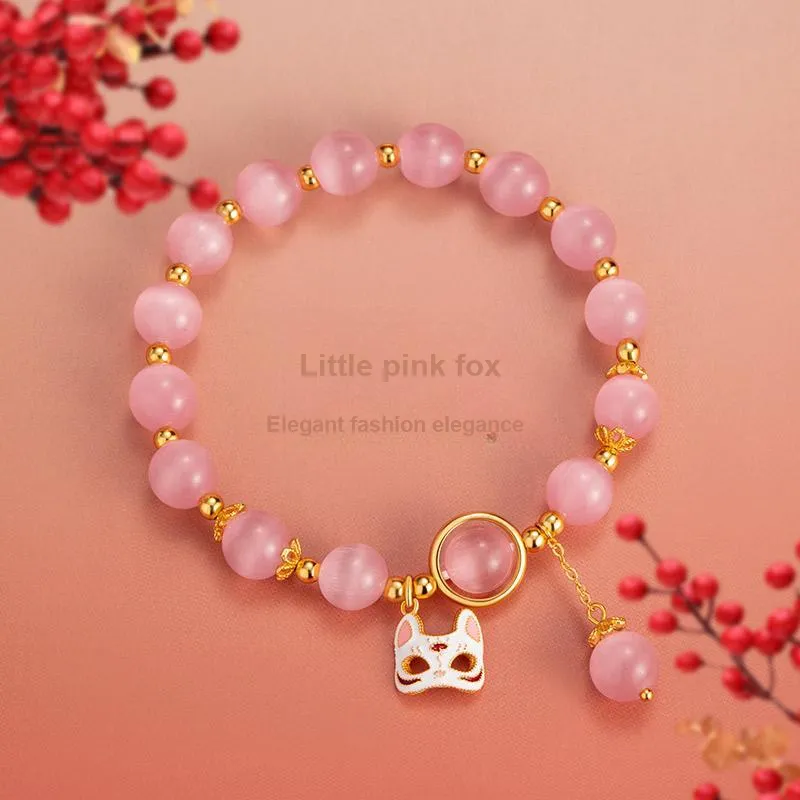 JITAIXIANG Glass Cat Eye Jade Bracelets Women's-6