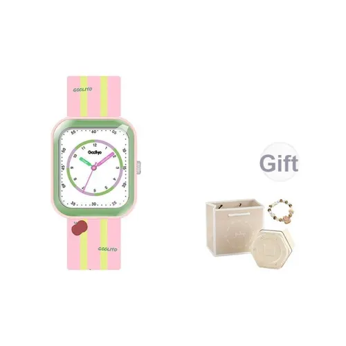 GCCLIYO Кварцевый механизм силиконовый ремешок унисекс белый циферблат