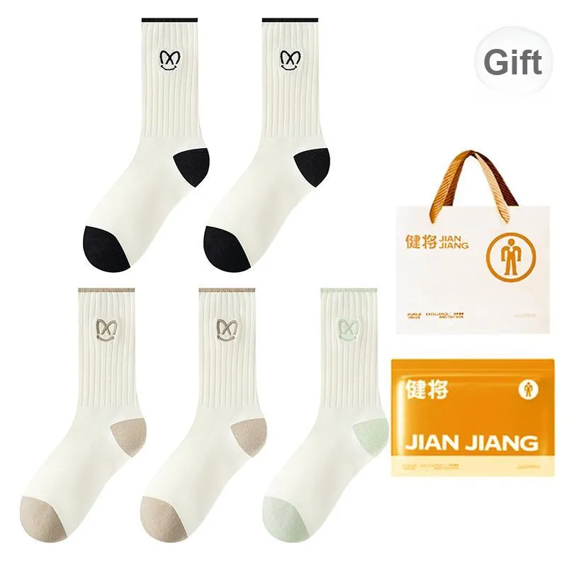 Master Mid Calf Socks Women's Shopping Bag 5 Pack-2