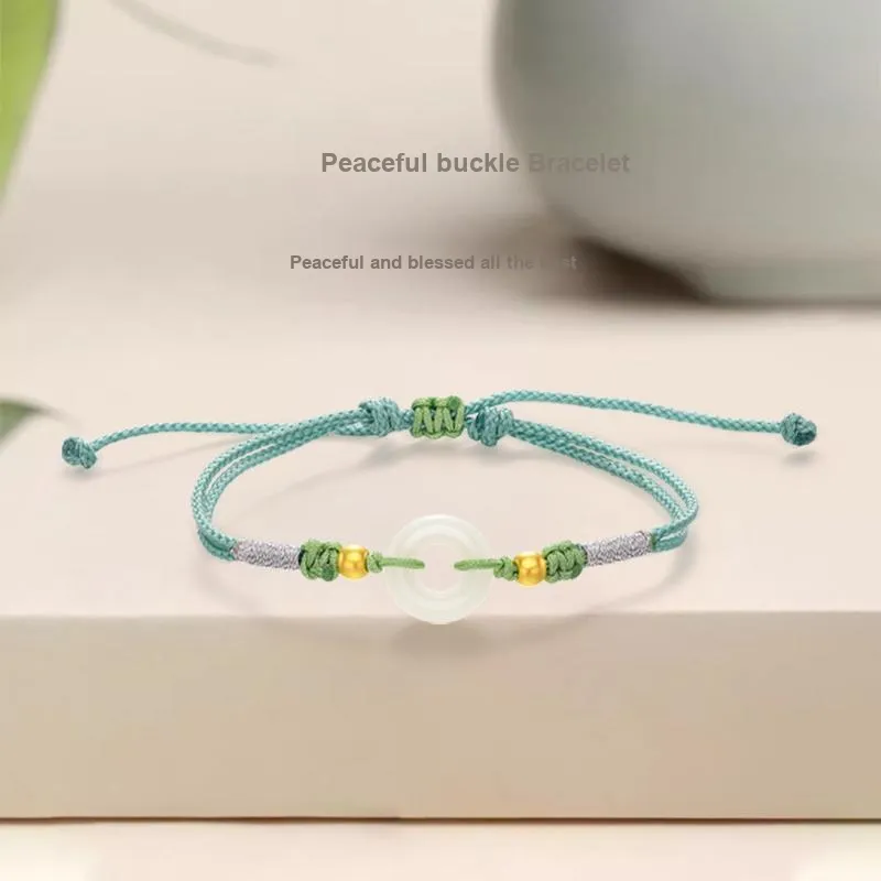 JINLIUFUJIXIANG Bracelets White Jade/Pale Greenish White Jade Women's-2