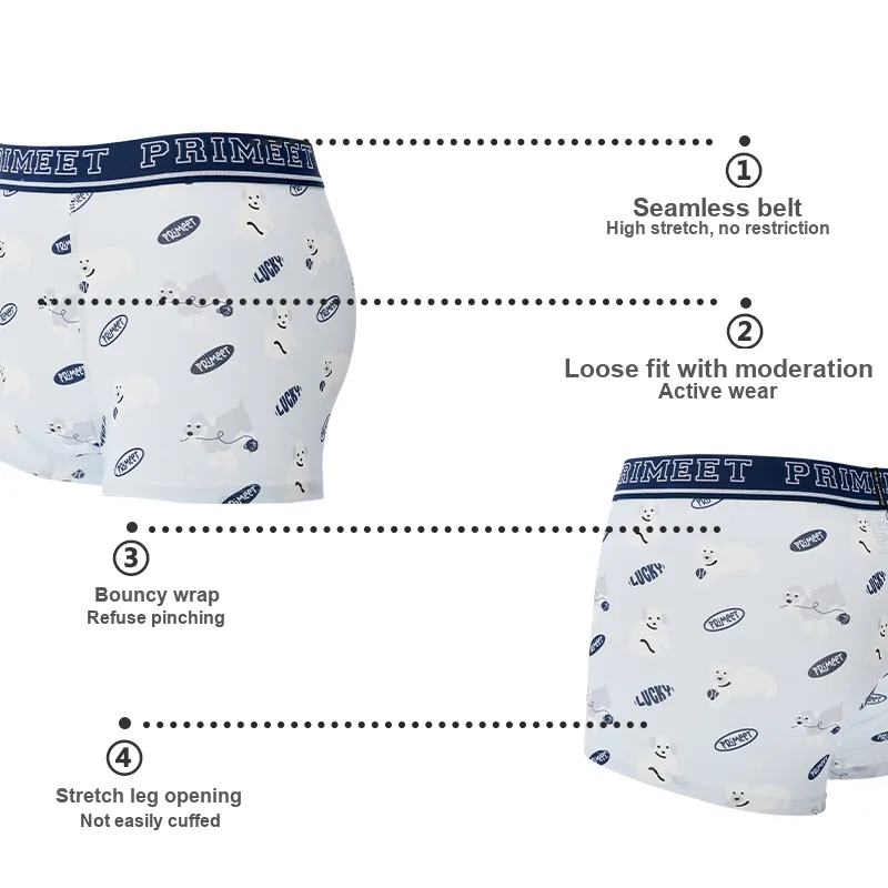 Primeet Underpants Skateboard Puppy Collection Men's 3 Pack-32