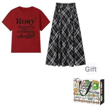 Dippanis Two Piece Skirt Sets Women's