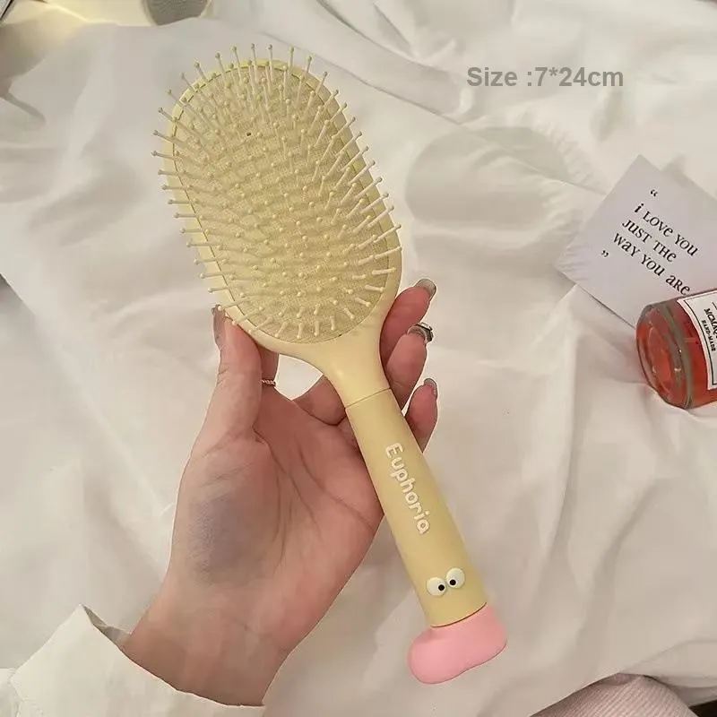 Jingda Cute Big Eyes Airbag Comb Shunfa, Anti Static-6