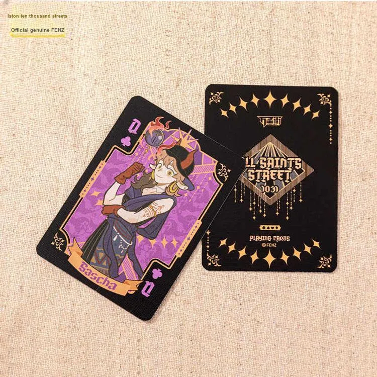 Inhuman August Anniversary Collection Poker Cards Party Game Textured Paper Cartoon Collection Cards Poker Cards-2