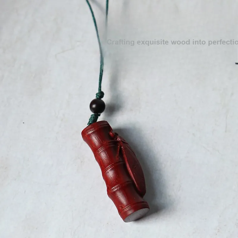 Tianzong Pterocarpus Pendants Unisex-2