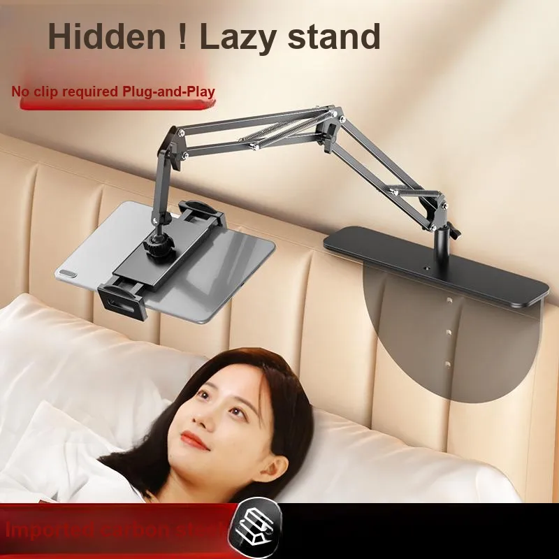 AIGO M11 Lazy Phone Stand IPad Flat Stand Nightstand Desktop Bedside Home Hidden Support Bracket No Clip Required-3