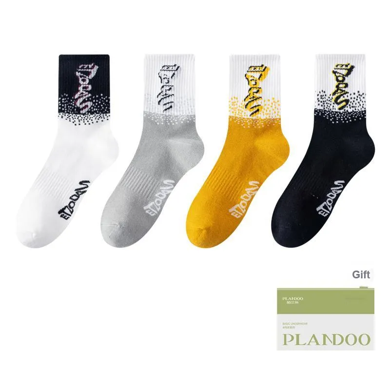 PLANDOO Basketball Socks Unisex Shopping Bag 4 Pack-8