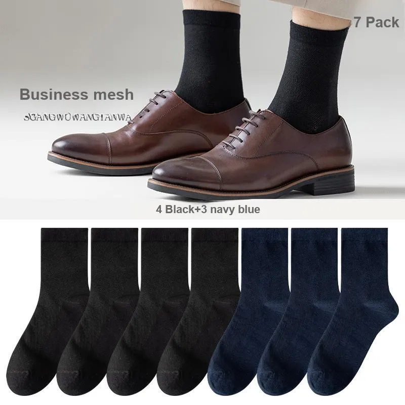 7 SEVFUN Mid Calf Socks Men's Combo Set-35