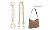 Pearl Extender Chain+Decorative Chain 45cm