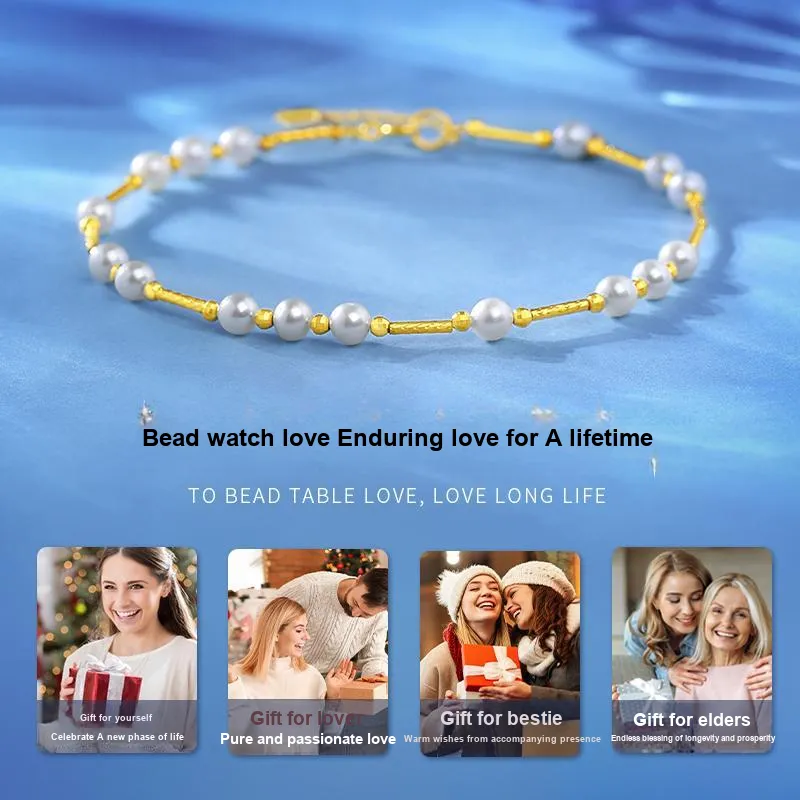 ALLOVE Pearl Bracelets Unisex-1