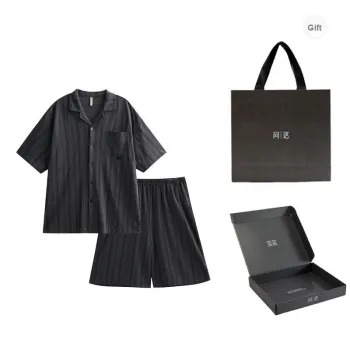 Same Language Pajama Gift Box Men's Alocasia Black