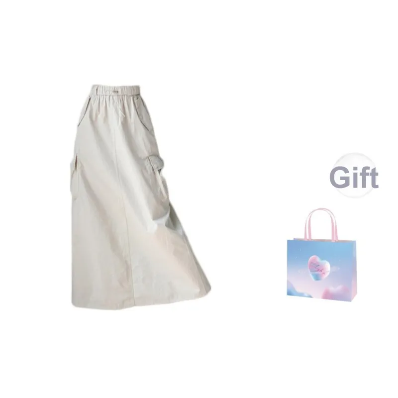 Aghr Casual Long Skirts Women's-18