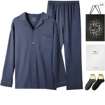 SEPTWOLVES Pajama Set Men's Gift Box Set+Shopping Bag