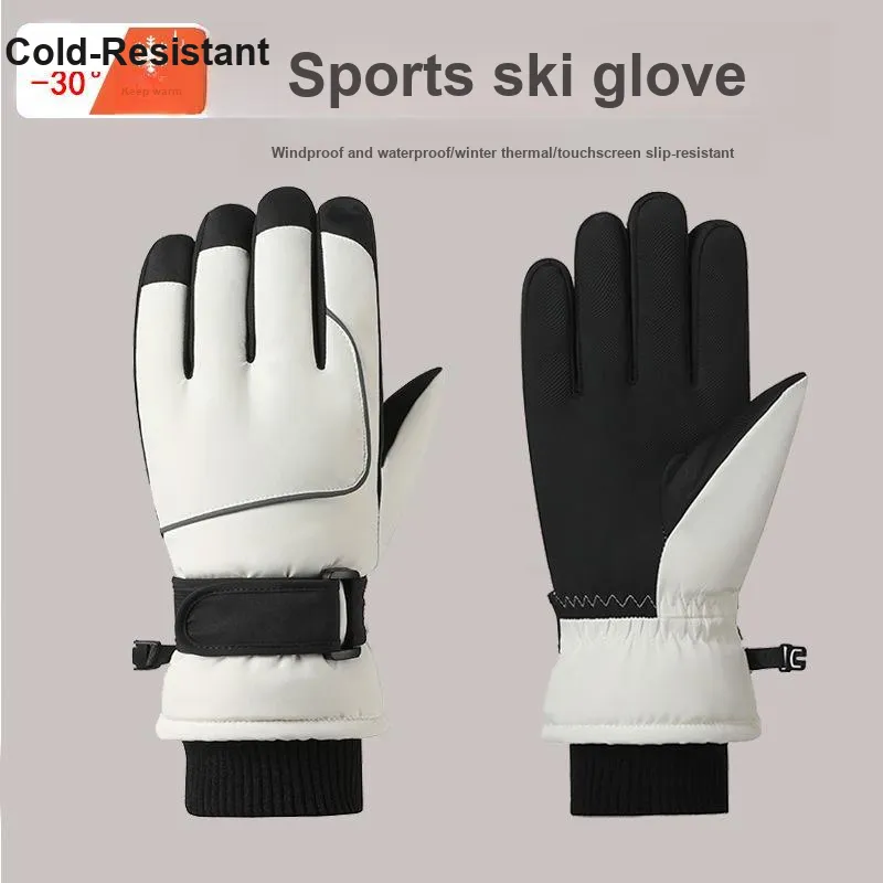 TANLU Ski Gloves Insulated For Cold Weather Outdoor Gloves Unisex-4