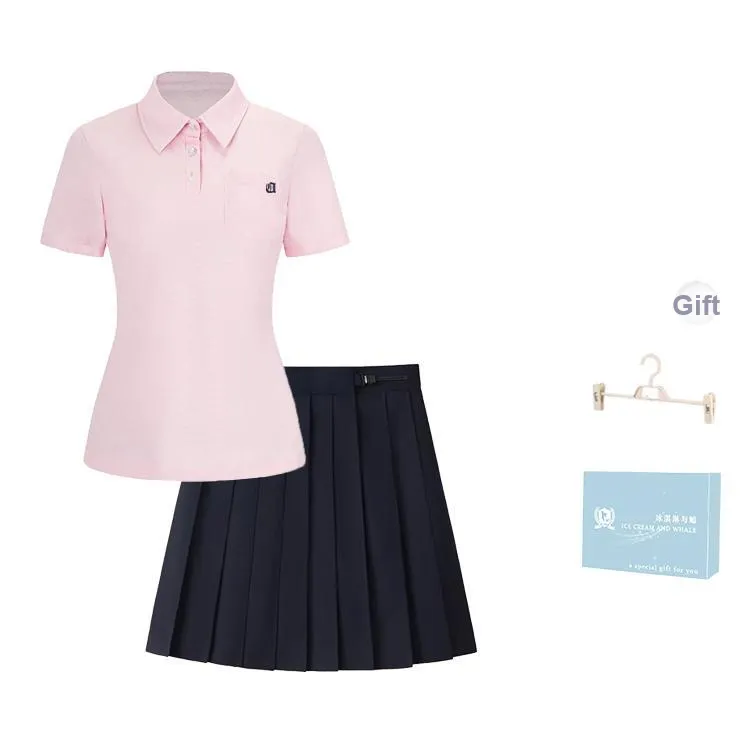 Ice Cream And Whale Summer Skirt Set Women's Gift Box Set-0