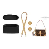 [90% of Buyers Choose Clothing Sets]Black DuPont Paper+Crossbody Shoulder Strap+Abrasion-Resistant Buckle