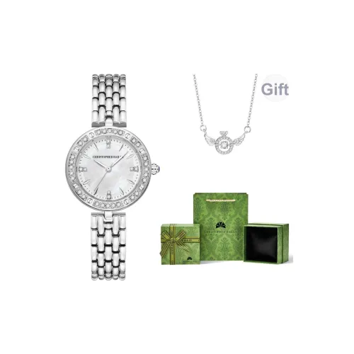 Corriberty Кварцевый механизм нержавеющая сталь ремешок женские часы жемчужная раковина цвет циферблат часов