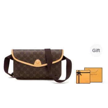 MashaLanti PVC Casual Workplace Date Commute Crossbody Bag Women's Shoulder Bag Women's Dark Brown
