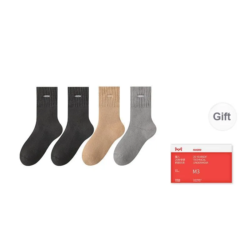 MIIOW Trend Party Series Mid Calf Socks Men's Shopping Bag Combo Set-11