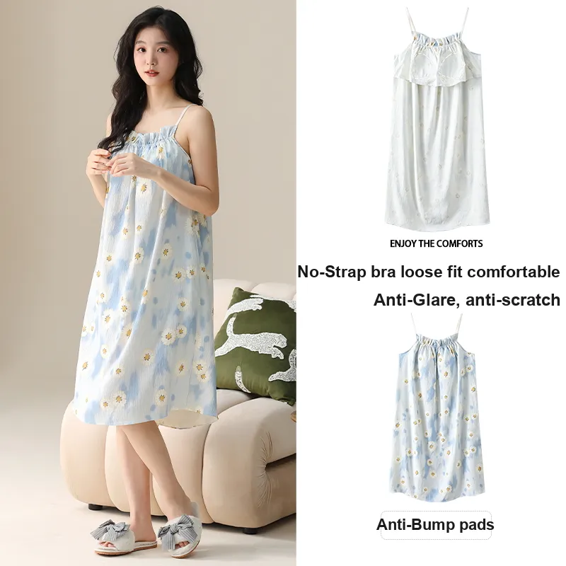 MADALLO Nightgown Women's Light Blue-1
