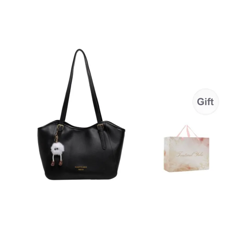 TOUTSEUL YOLO PU Shoulder Bag Women's Beige/Black/Coffee/Brown-8