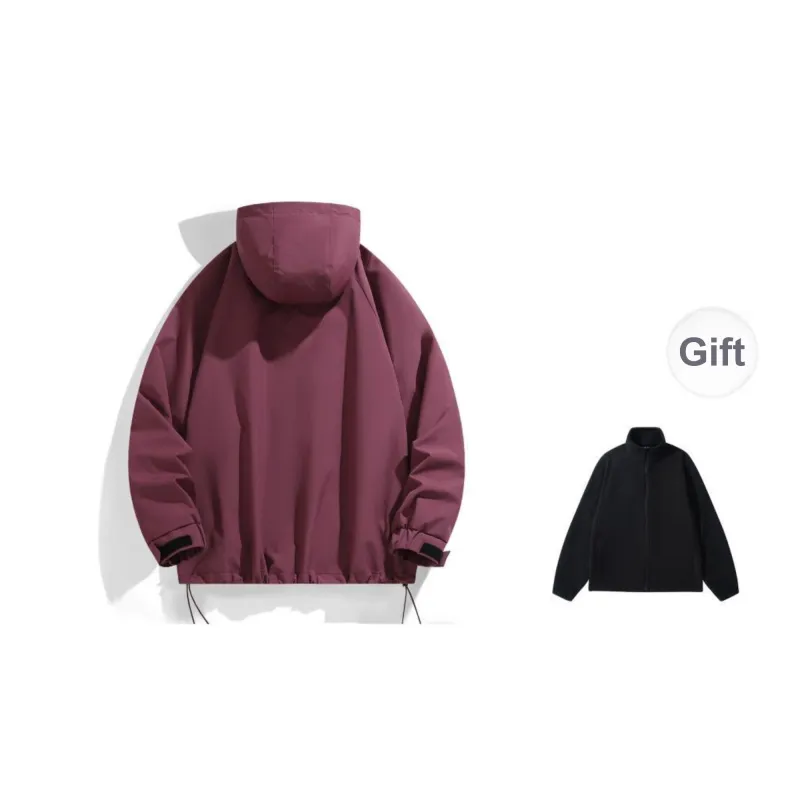 Feiyue Water-Resistant Windproof Warm Water-Repellent Windbreaker Jacket Unisex-16