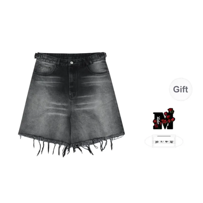 MR.ENJOYDA MONEY Denim Shorts Unisex-2