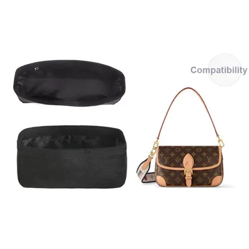 Luxury Care Artisan Workshop Бежевый Синий Фланелевый Вкладыш Сумка Женская Черная