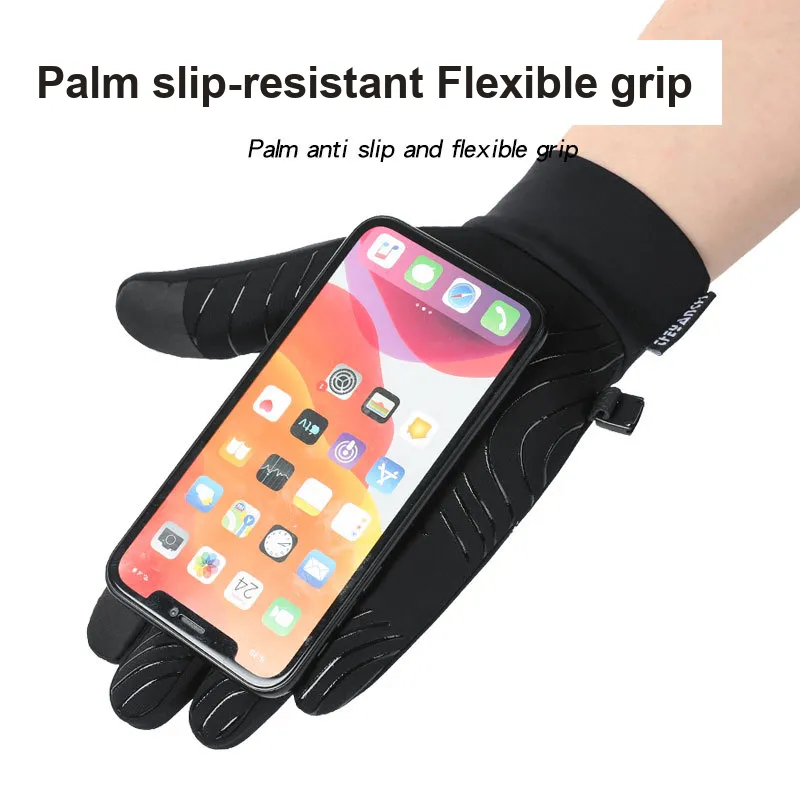 TANLU Riding Equipment Cycling Glove Outdoor Unisex Polyamide/Silicone/Polar Fleece-3