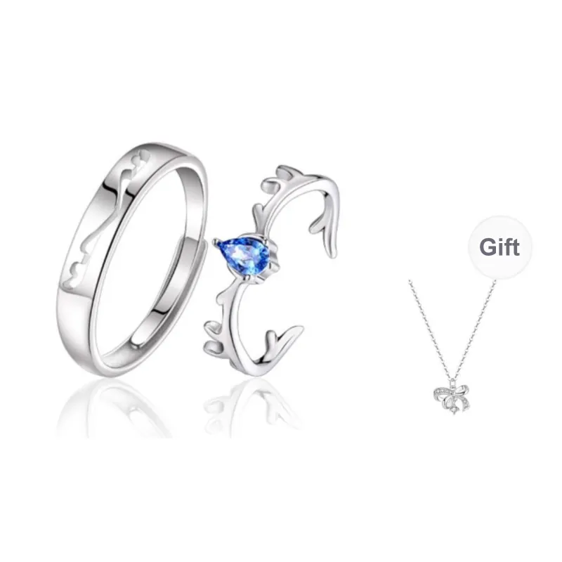 HANYUDIE S925 Silver Ring Confession Anniversary Christmas Gift Unisex-4