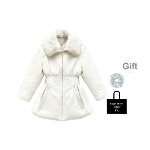 M MAICCO White В комплекте с резинкой для волос + эксклюзивной коробкой Женские пуховики