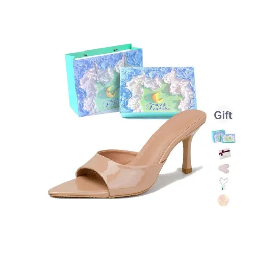 Feo Dvke Резиновая подошва противоскользящие слипоны женские телесного цвета