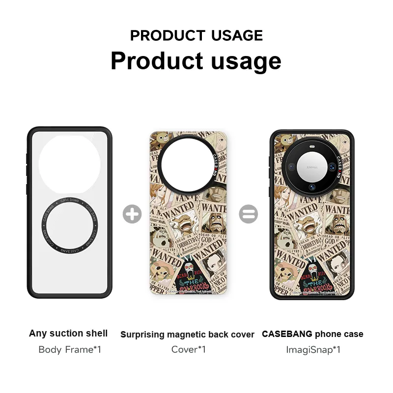 CASEBANG Made Of Polycarbonate One Piece Collaboration Phone Case With Magnetic Back Cover For Huawei Mate60/Pro/Pro+-13