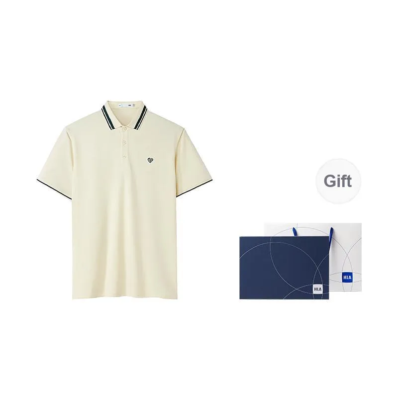 HLA The Heart Is The Series Polo Shirt Men's-43