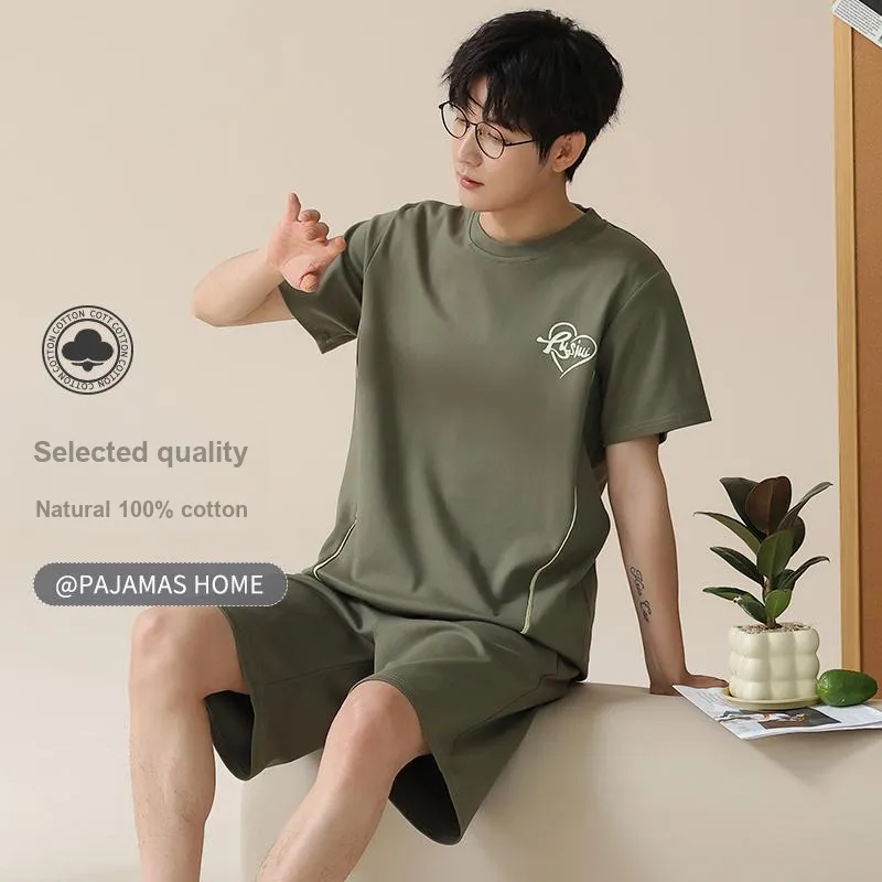 MADALLO Pajama Set Men's Dark Green-4