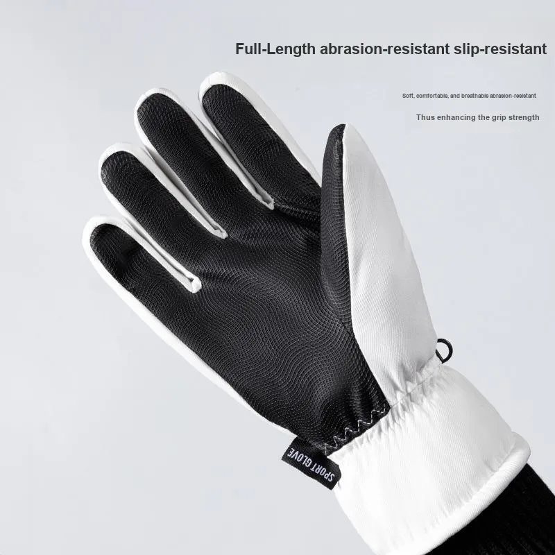 TANLU Ski Gloves Warm Outdoor Gloves Unisex-4