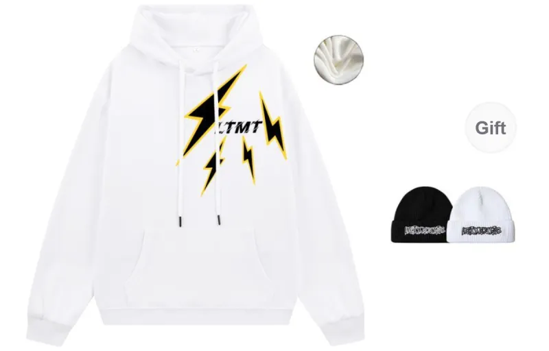 LIGHTNING MONSTER Sweatshirt Unisex Comes With Beanie-19