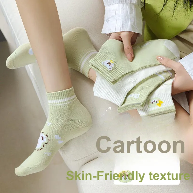 Cotton Gene Ankle Socks Women's 6 Pack-1