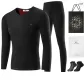 Antibacterial Set (Black) Thickened and Fleece-Lined/Includes 2 Pack Socks+Shopping Bag
