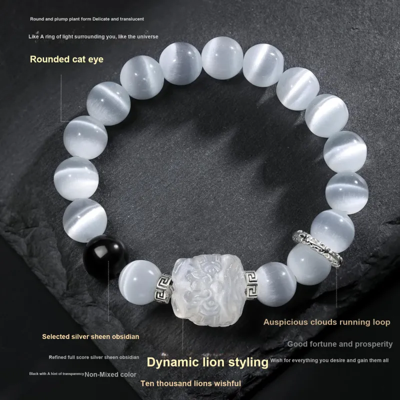 STYLEJING Obsidian Bracelets Unisex-14