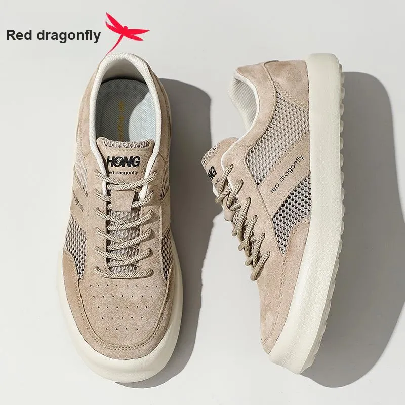 RED DRAGONFLY Cushioning, Breathable, Height Increasing Low Top Casual Shoes Men's-10