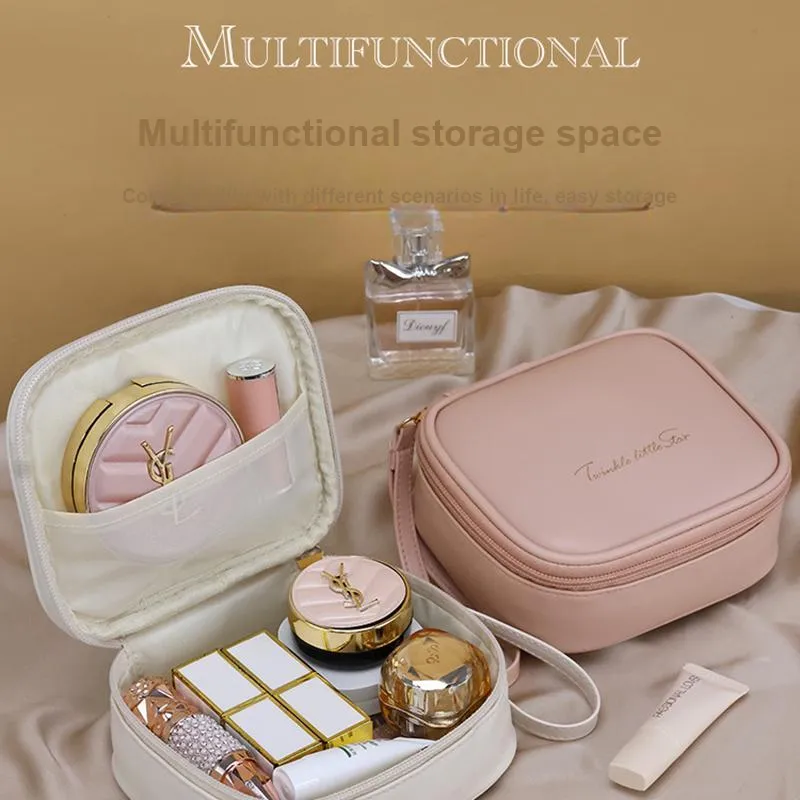 LETOO PU Makeup Bag Regular Women's Cream White-3