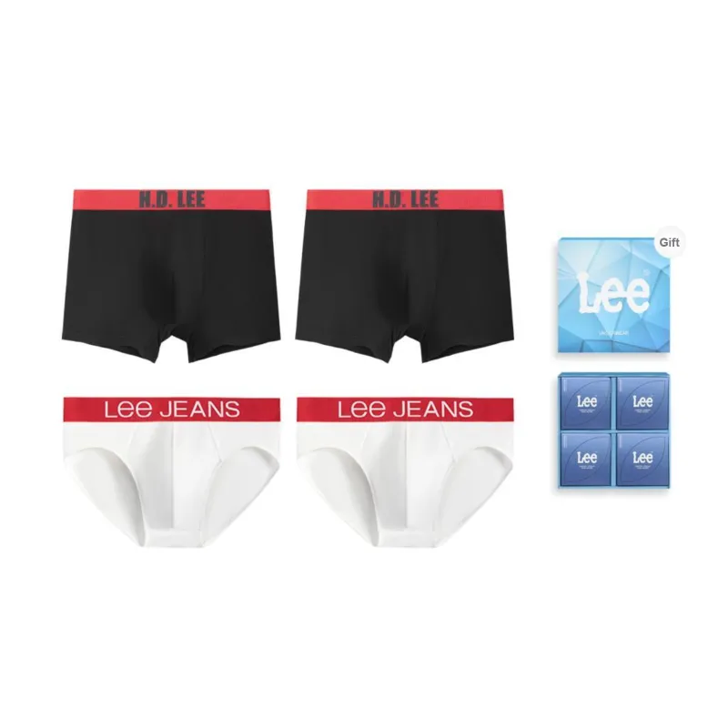 Lee Xline Underpants Men's 4 Pack Gift Box Set-4