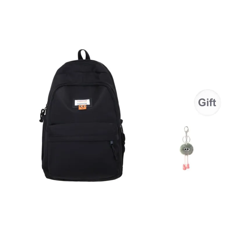 KAMLUI Nylon Backpacks Backpack Unisex Ecru/Black/Pink/Yellow/Blue-3