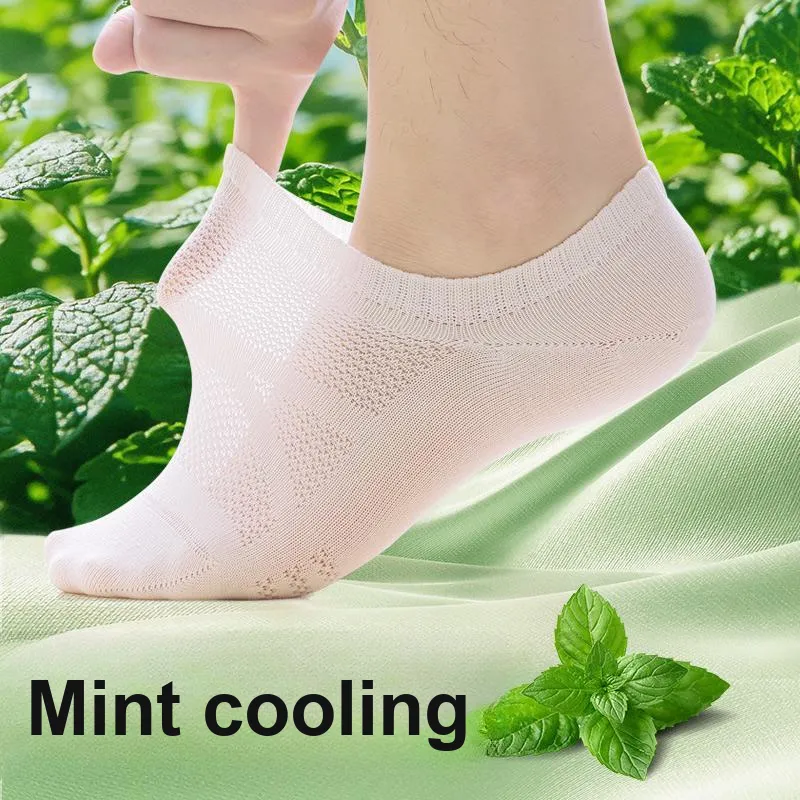 H YXIANG No Show Socks Men's 5 Pack-3