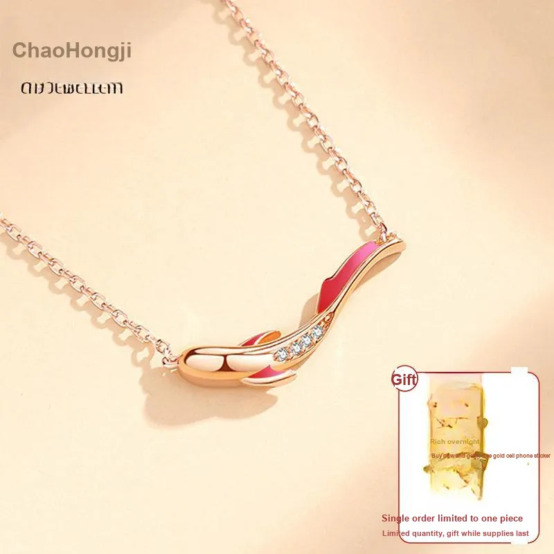 CHAOHONGJI S925 Silver Necklaces Women's-1