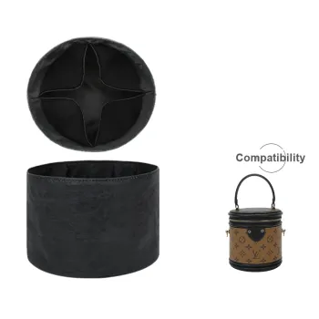 Tide DuPont Paper Liner Satin Lining Interior Pocket Storage Super Light Bag Women's Black